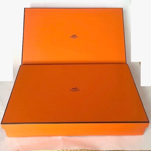 Authentic Hermes Shirt Boxes, 2 boxes - Picture 1 of 7